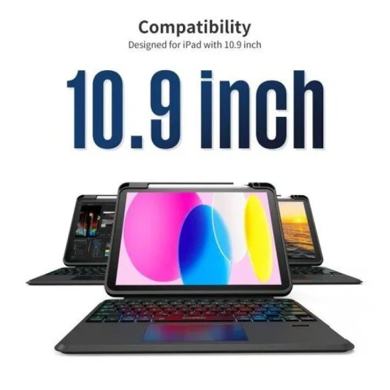 Choetech Magic Keyboard Wireless Keyboard For Ipad 10.9 Inch - Arabic&English